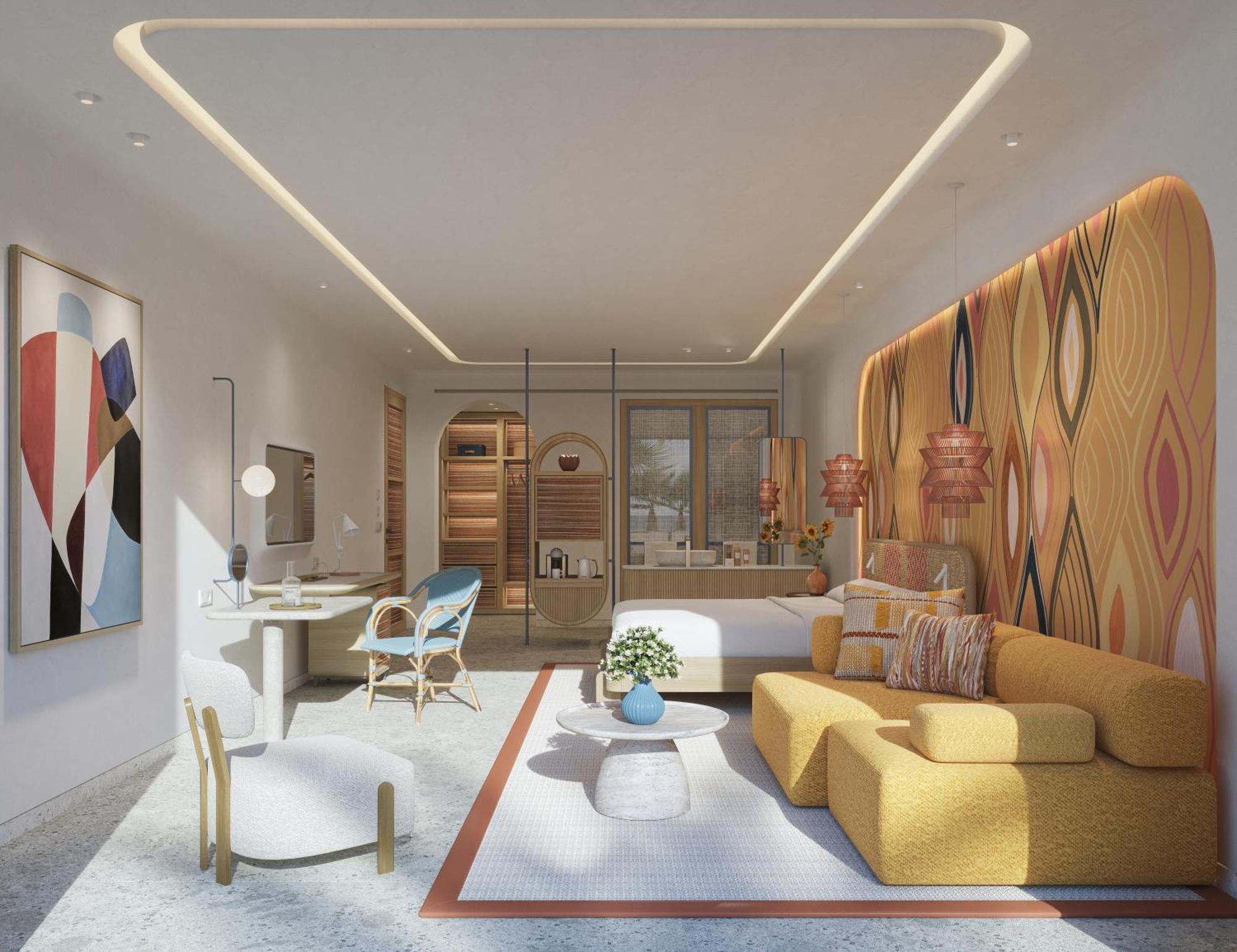 Myconian Sunrise Relais & Chateaux Hotel Agrari  Værelse billede